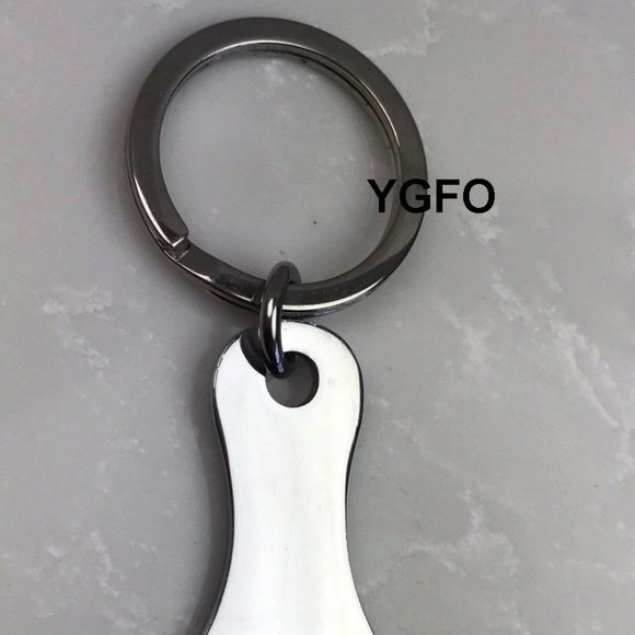 Coach Bottle Opener Stainless Steel Key Chain Ring - Picture 4 of 4